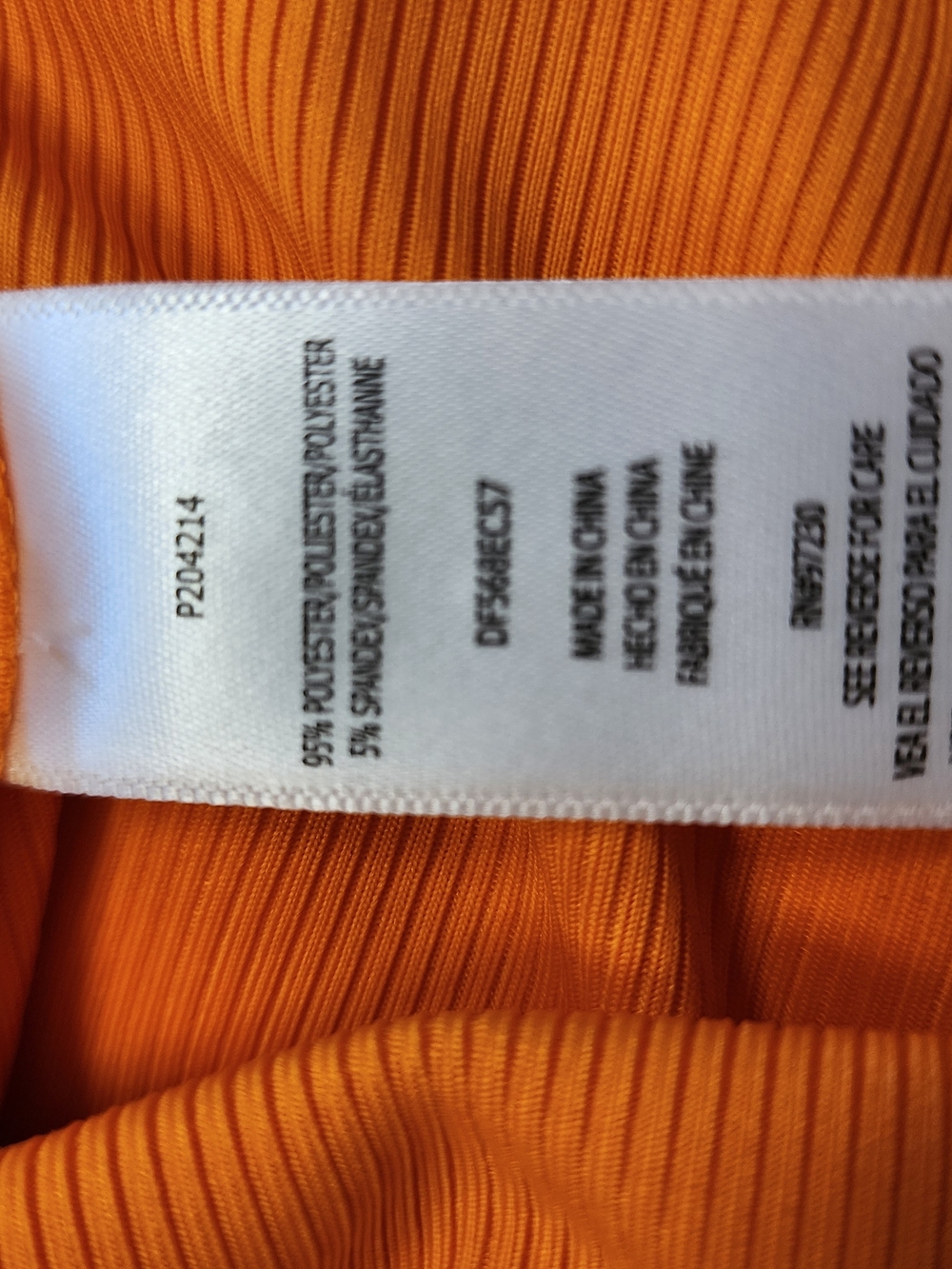 Women Almost Famous Orange Cutout Ribbed Bodycon Maxi Dress Size Medium